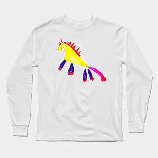 UNICORN ( OUR WORLD THROUGH THE EYES OF A CHILD ) Long Sleeve T-Shirt